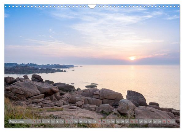 Produktbild: Momente einer Reise - Bretagne (Wandkalender 2026 DIN A3 quer), CALVENDO Monatskalender