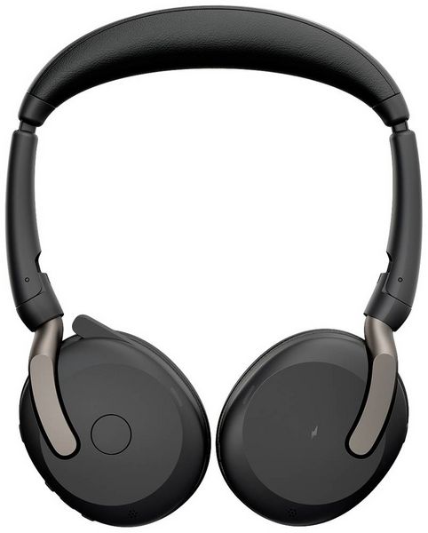 Produktbild: Jabra Evolve2 65 Flex Link380a MS On Ear Headset Bluetooth&reg; Stereo Schwarz Noise Cancelling Headset, Mikrofon-Stummschaltung, Lautst&auml;rkeregelung,
