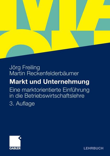 Produktbild: Markt und Unternehmung