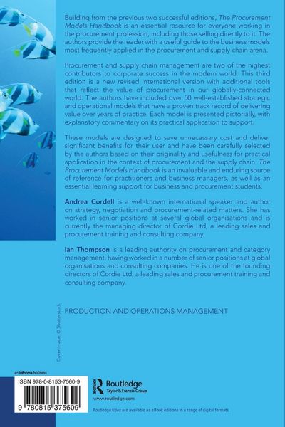 Produktbild: The Procurement Models Handbook