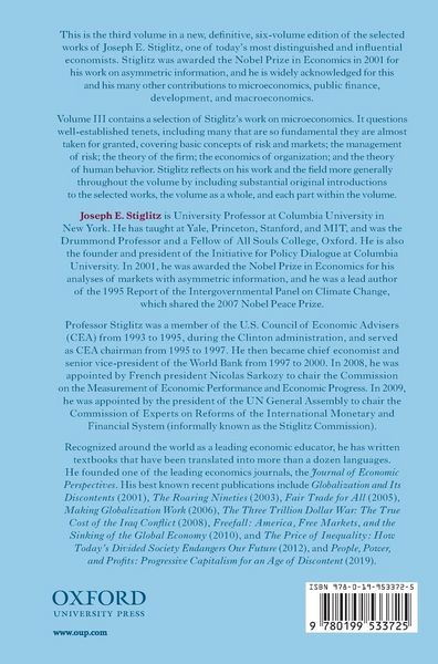 Produktbild: Selected Works of Joseph E. Stiglitz