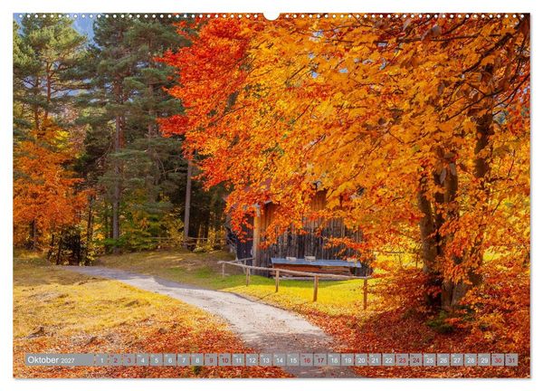 Produktbild: Herbst. Die letzten Farben des Jahres (Wandkalender 2027 DIN A2 quer), CALVENDO Monatskalender