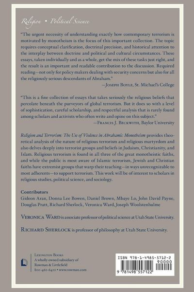 Produktbild: Religion and Terrorism