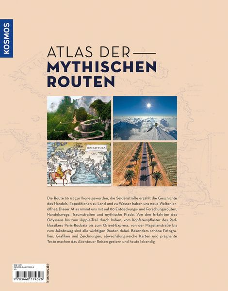 Produktbild: Atlas der mythischen Routen