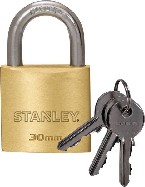 Stanley since 1913 81102 371 401 Vorhängeschloss 30mm Schlüsselschloss