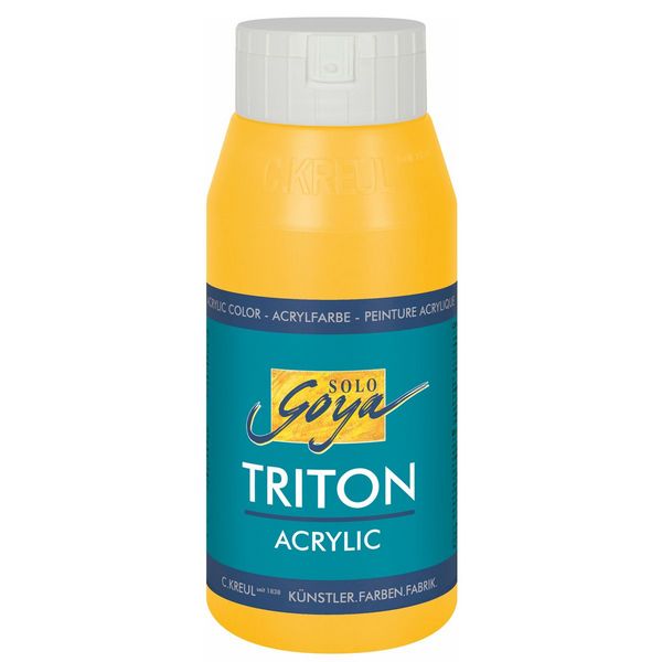 KREUL Acrylfarbe SOLO Goya TRITON maisgelb 750ml Flasche