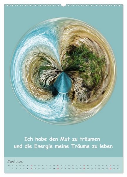 Produktbild: Meditative Natur (hochwertiger Premium Wandkalender 2026 DIN A2 hoch), Kunstdruck in Hochglanz
