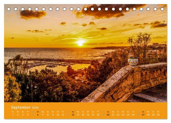 Produktbild: Traumhaftes Sizilien (Tischkalender 2026 DIN A5 quer), CALVENDO Monatskalender