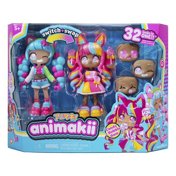 Produktbild: Spielfigur animakii switch & Swap Lutscher/Kaugummi