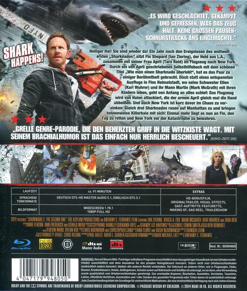 Produktbild: Sharknado 2 - The Second One - Uncut