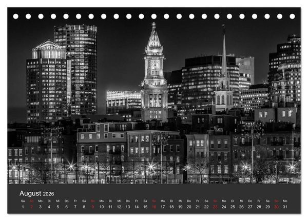 Produktbild: URBANE FOTOGRAFIE Zw&ouml;lf klassische Impressionen (Tischkalender 2026 DIN A5 quer), CALVENDO Monatskalender