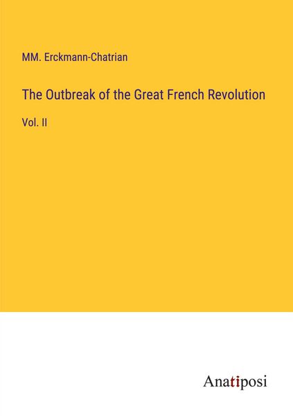 Produktbild: The Outbreak of the Great French Revolution