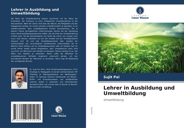 Lehrer in Ausbildung und Umweltbildung, Taschenbuch von Sujit Pal, Verlag Unser Wissen, 9786208541910