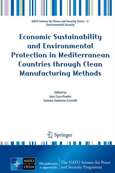 Produktbild: Economic Sustainability and Environmental Protection in Mediterranean Countries through Clean Manufacturing Methods