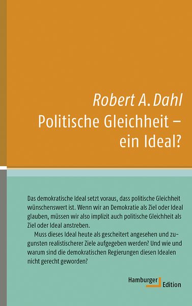 Produktbild: Politische Gleichheit - ein Ideal?
