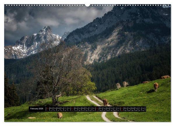Produktbild: Landscapes of Swiss Alps (High Quality Premium Wall Calendar 2026 DIN A2 landscape),CALVENDO 12 Month Wall Calendar
