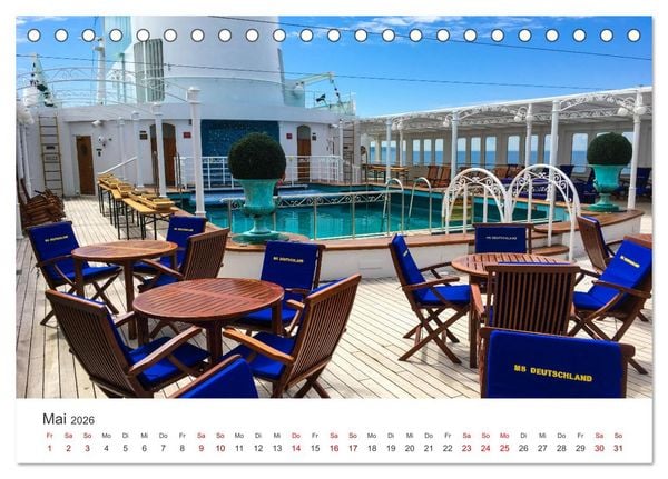 Produktbild: Kreuzfahrtpiraten (Tischkalender 2026 DIN A5 quer), CALVENDO Monatskalender