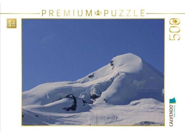 CALVENDO Puzzle Berglandschaft im Wallis: Allalinhorn bei Saas Fee. Schweiz | 500 Teile Lege-Größe 48 × 36 cm Foto-Puzzle für Erwachsene