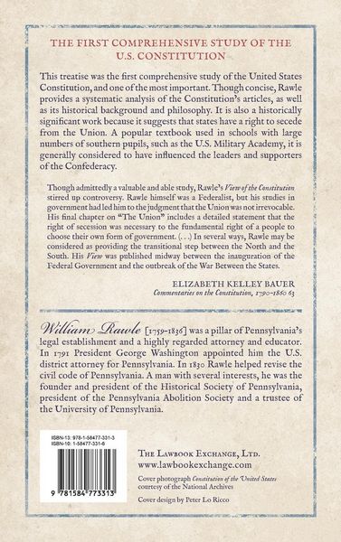 Produktbild: A View of the Constitution of the United States of America [1829]
