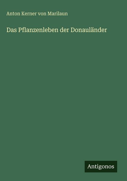 Produktbild: Das Pflanzenleben der Donaul&auml;nder