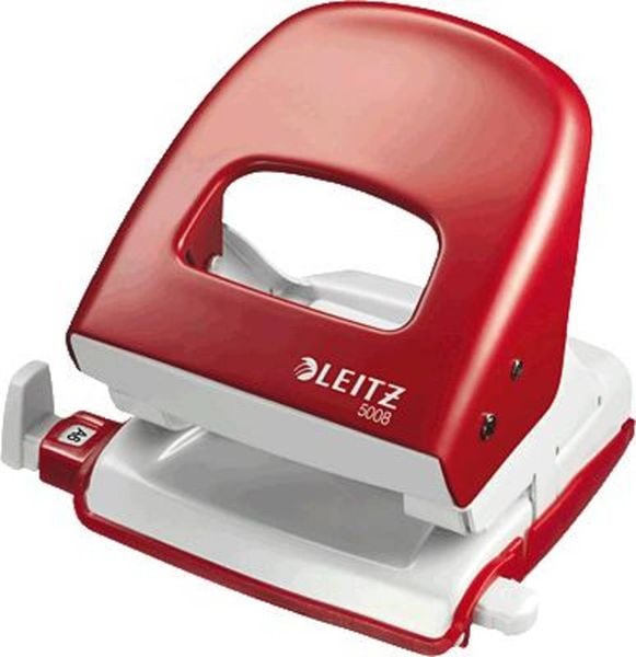 Leitz 50080025 Bürolocher New NeXXt Rot max. Einstellformat: DIN A4 30 Bl. (80 g/m²)