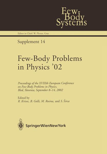 Produktbild: Few-Body Problems in Physics &rsquo;02