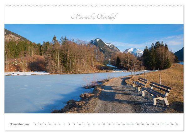 Produktbild: Wanderlust Oberstdorf (hochwertiger Premium Wandkalender 2027 DIN A2 quer), Kunstdruck in Hochglanz