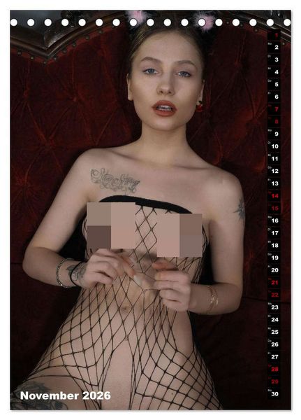 Produktbild: TATTOO TARTS - Inked Killer Babes (Tischkalender 2026 DIN A5 hoch), CALVENDO Monatskalender