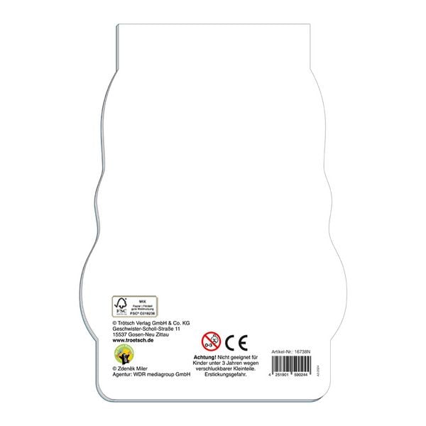 Produktbild: Tr&ouml;tsch Der kleine Maulwurf Stickerblock