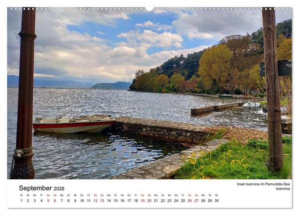 Produktbild: Der Norden Griechenlands (Wandkalender 2026 DIN A2 quer), CALVENDO Monatskalender