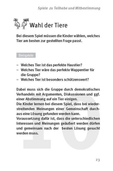 Produktbild: Die 50 besten Demokratie-Spiele f&uuml;r Grundschulkinder