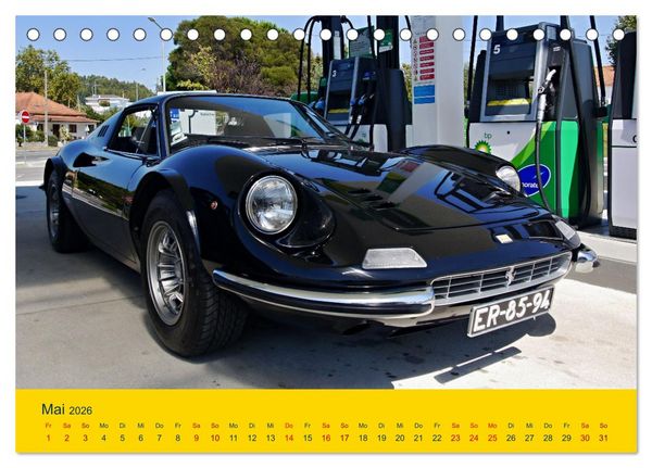 Produktbild: Automobile Tr&auml;ume der 70er (Tischkalender 2026 DIN A5 quer), CALVENDO Monatskalender