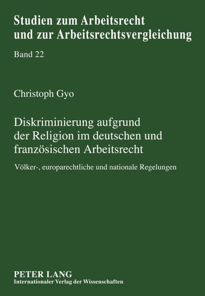Produktbild: Diskriminierung aufgrund der Religion im deutschen und franzoesischen Arbeitsrecht