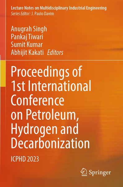 Produktbild: Proceedings of 1st International Conference on Petroleum, Hydrogen and Decarbonization