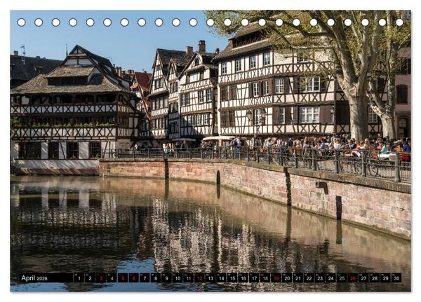 Produktbild: Frankreich - Strasbourg (Tischkalender 2026 DIN A5 quer), CALVENDO Monatskalender