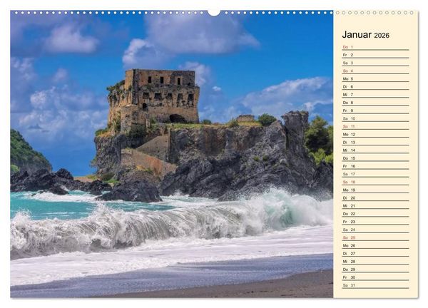 Produktbild: Burgen in Italien (Wandkalender 2026 DIN A2 quer), CALVENDO Monatskalender