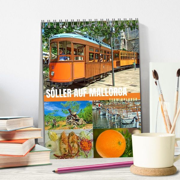 Produktbild: S&oacute;ller auf Mallorca &ndash; Terminplaner (Tischkalender 2026 DIN A5 hoch), CALVENDO Monatskalender