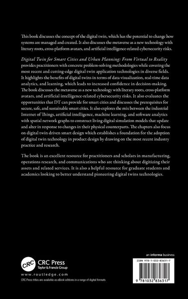 Produktbild: Digital Twins for Smart Cities and Urban Planning