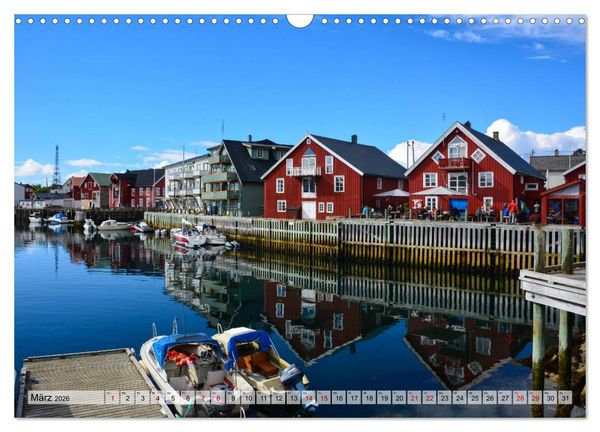 Produktbild: Lofoten - Die spektakul&auml;re Inselgruppe in Norwegen (Wandkalender 2026 DIN A3 quer), CALVENDO Monatskalender