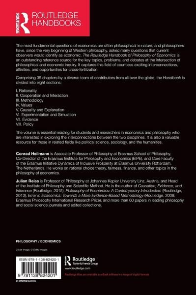 Produktbild: The Routledge Handbook of the Philosophy of Economics