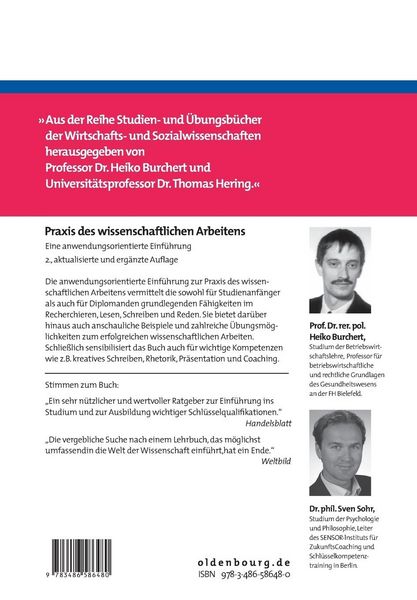Produktbild: Praxis des wissenschaftlichen Arbeitens