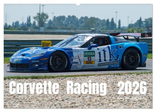 Produktbild: Corvette Racing 2026 (Wandkalender 2026 DIN A2 quer), CALVENDO Monatskalender