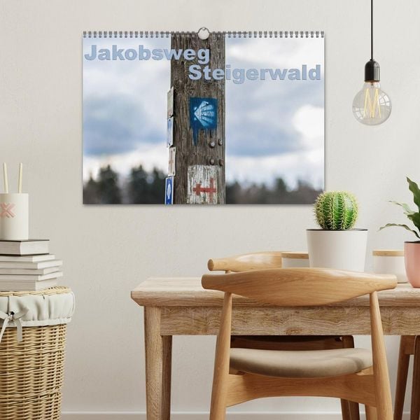 Produktbild: Jakobsweg Steigerwald (Wandkalender 2026 DIN A3 quer), CALVENDO Monatskalender