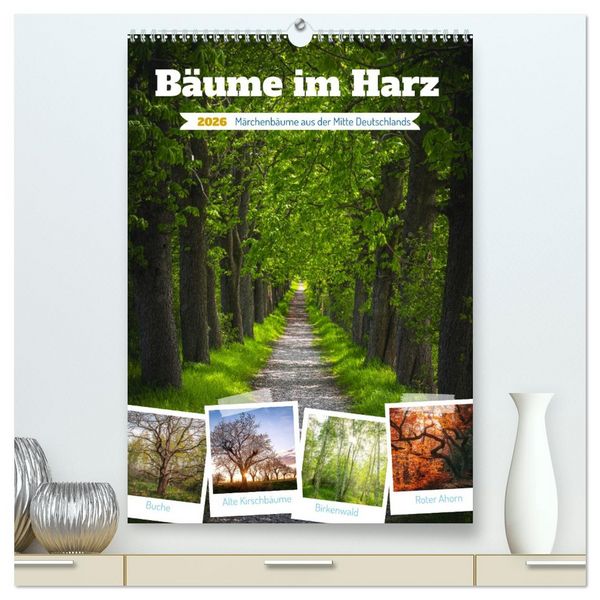 Bäume im Harz (hochwertiger Premium Wandkalender 2026 DIN A2 hoch), Kunstdruck in Hochglanz