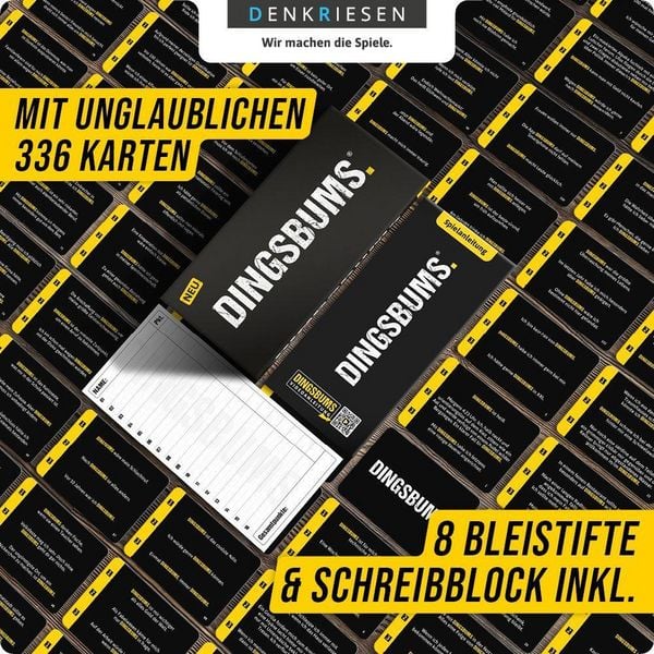 Produktbild: DENKRIESEN - PARTYFIEBER - DINGSBUMS&reg; "Das grundverkehrte Partyspiel"
