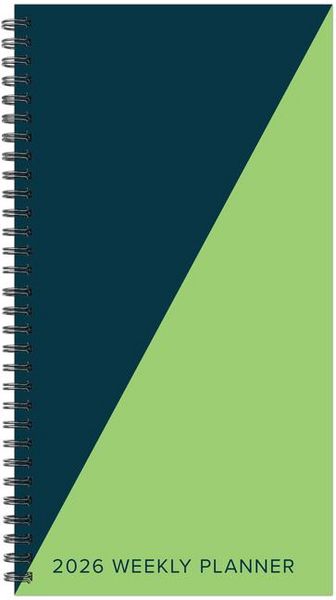 Produktbild: Navy Lime Duotone 2026 3.5 X 6.5 Softcover Weekly Spiral