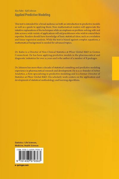 Produktbild: Applied Predictive Modeling
