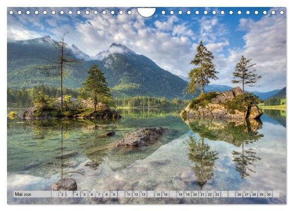 Produktbild: Wundersch&ouml;nes Bayern (Wandkalender 2026 DIN A4 quer), CALVENDO Monatskalender