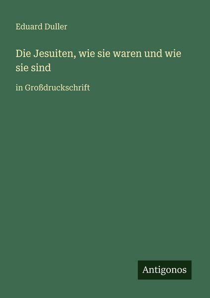 Produktbild: Die Jesuiten, wie sie waren und wie sie sind