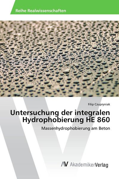 Produktbild: Untersuchung der integralen Hydrophobierung HE 860